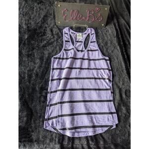 EUC VS PINK Purple/ Black Sequin Racerback Tank XS